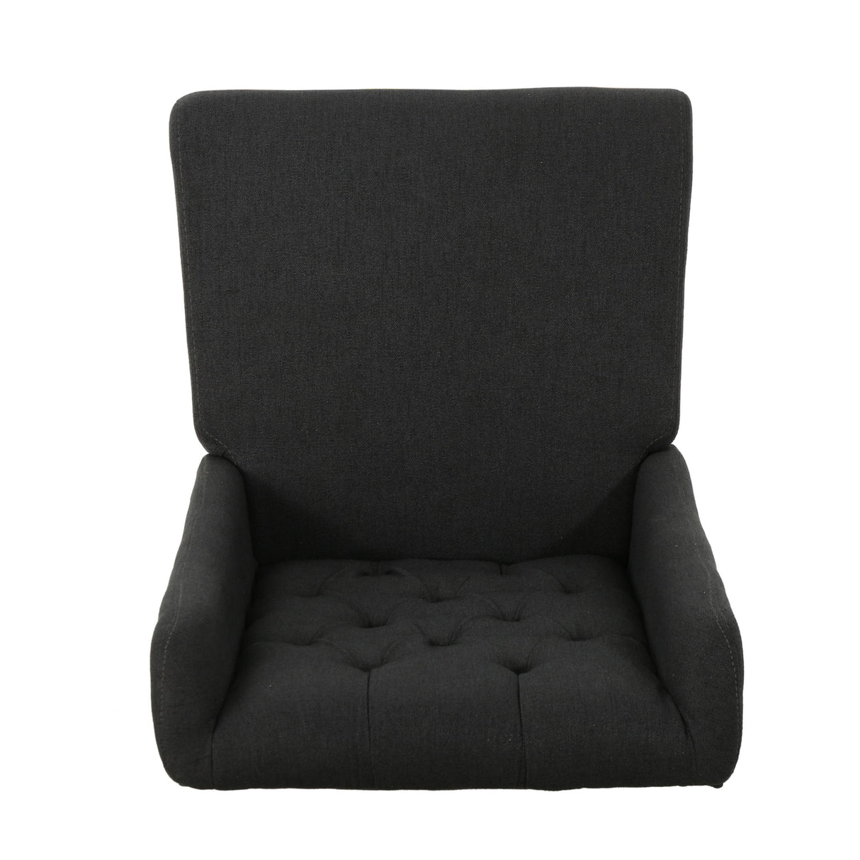 Sophisticated Tufted Dining Chair With High Back Design
