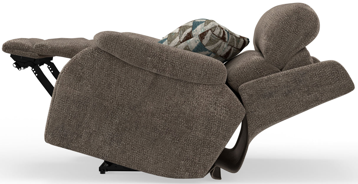 Joya - Power Lay Zero Gravity Recliner With Power Adjustable Headrest And CR3 Heat/Massage/Lumbar/ZG - Mushroom