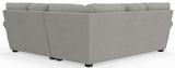 Livingston - Sectional With Comfort Coil Seating And Accent Pillows