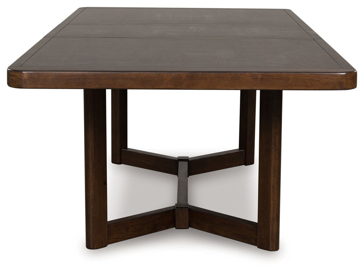 Dilenno - Dark Brown - Rectangular Dining Room Extension Table