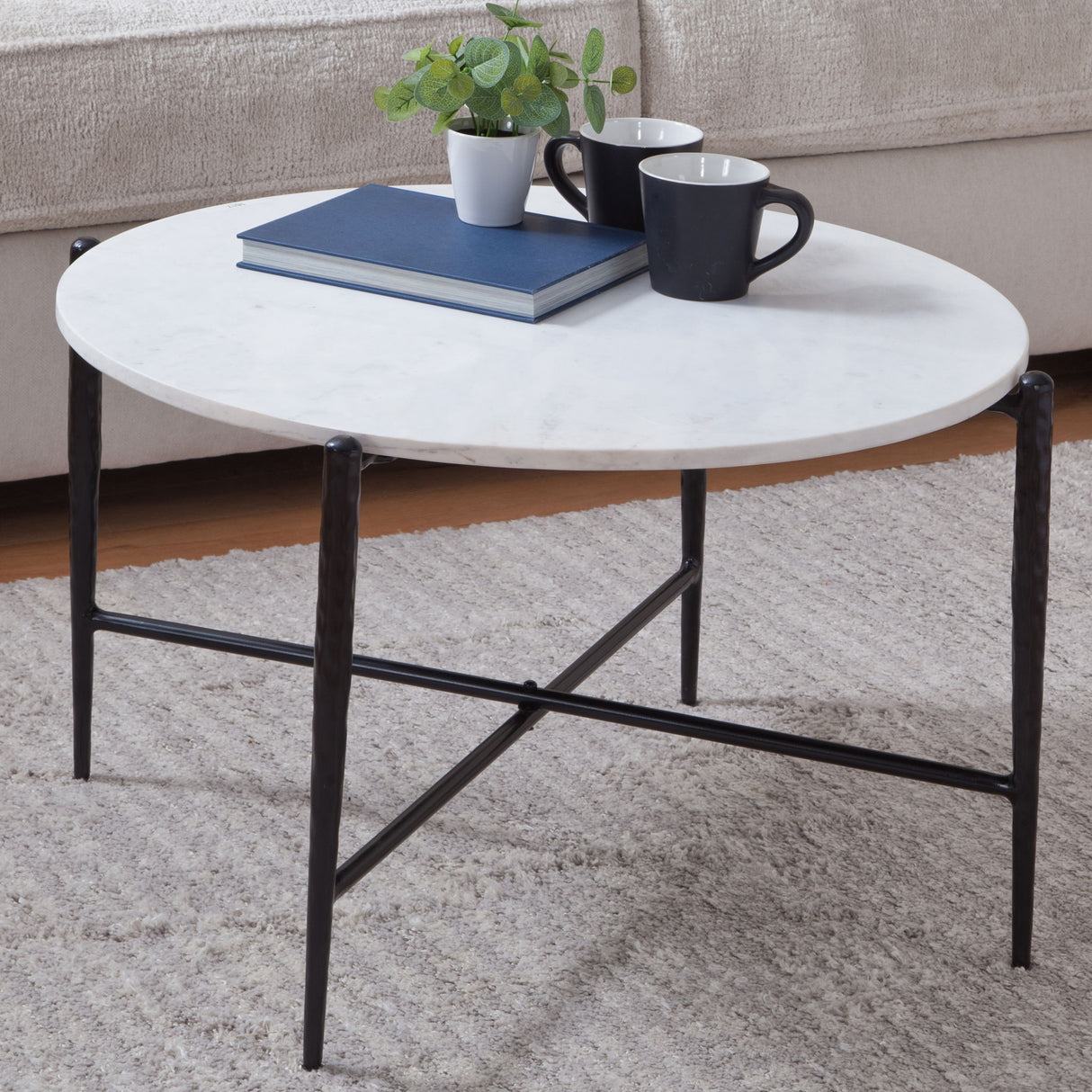 Loxie - Marble Top Round Table