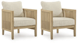 Spooners Cove - Lounge Chair With Cushion (Set of 2) - Beige