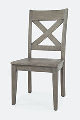 Outer Banks - X Back Chair (Set of 2) - Driftwood Gray