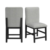 Portland - Square Back Counter Stool (Set of 2) - Black / Gray