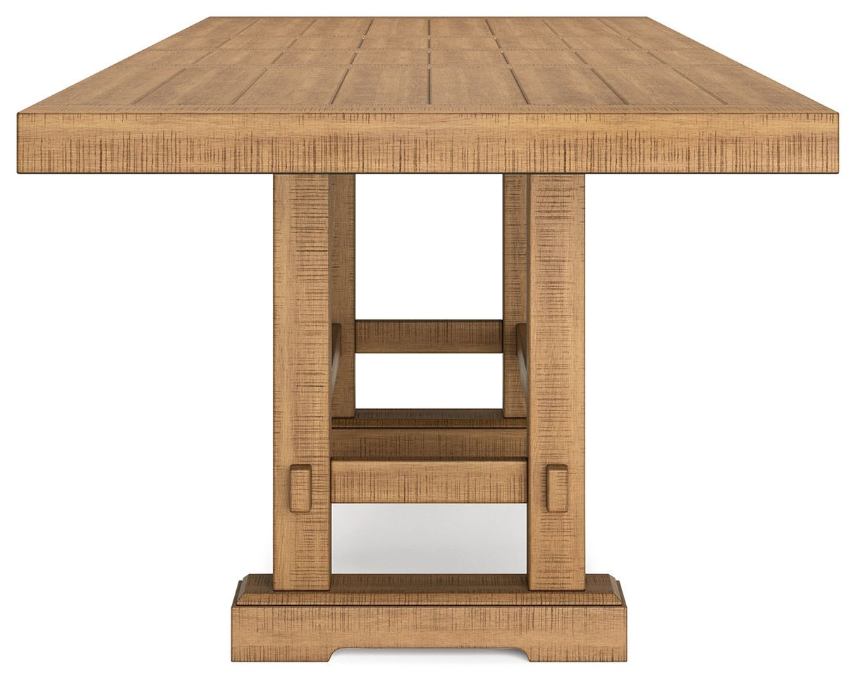 Havonplane - Rectangular Dining Room Counter Extension Table - Brown