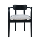 Linden - Upholstered Arm Chair (Set of 2) - Black / White