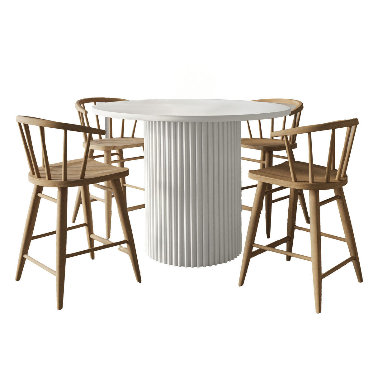Auden - 5 Piece Counter Height Dining Set - Natural
