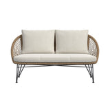 Grace - 4 Piece Outdoor Seating Set - Beige / Natural