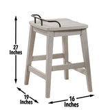 Pendleton - Counter Stool - White