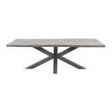 Nordic Ridge - Edge Table - Sandblasted Gray
