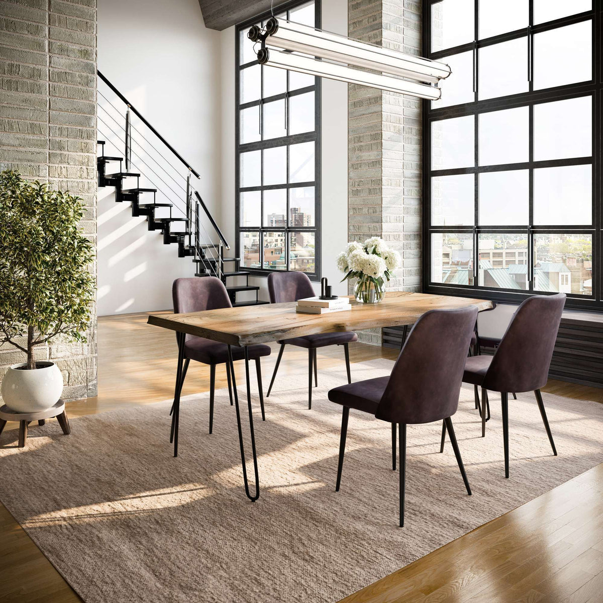 Nature's Edge - Dining Set - Natural
