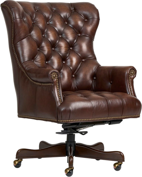 Jefferson Exec Chair Burnished Umber