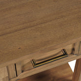 Claremont - Usb Table - Wire Brush Brown