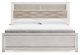 Altyra - White - King Bookcase Panel Bed
