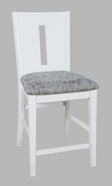 Urban Icon - Slotback Stool (Set of 2) - Black / Gray