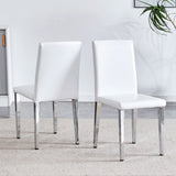 Elegant Upholstered Chairs & Metal Legs