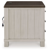 Darborn - Chair Side End Table - Gray / Brown