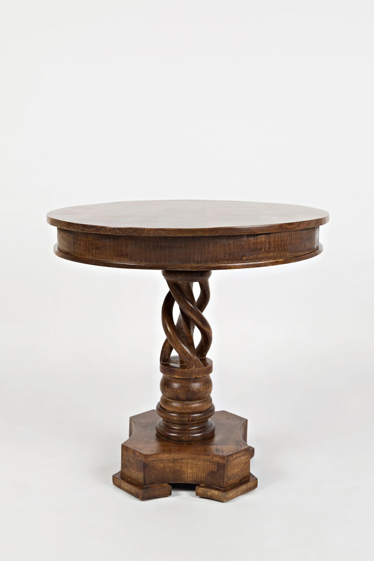 Global Archive - Gwen Pedestal Table - Brown