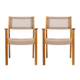 Outdoor Dining Patio Chairs (Set of 2)