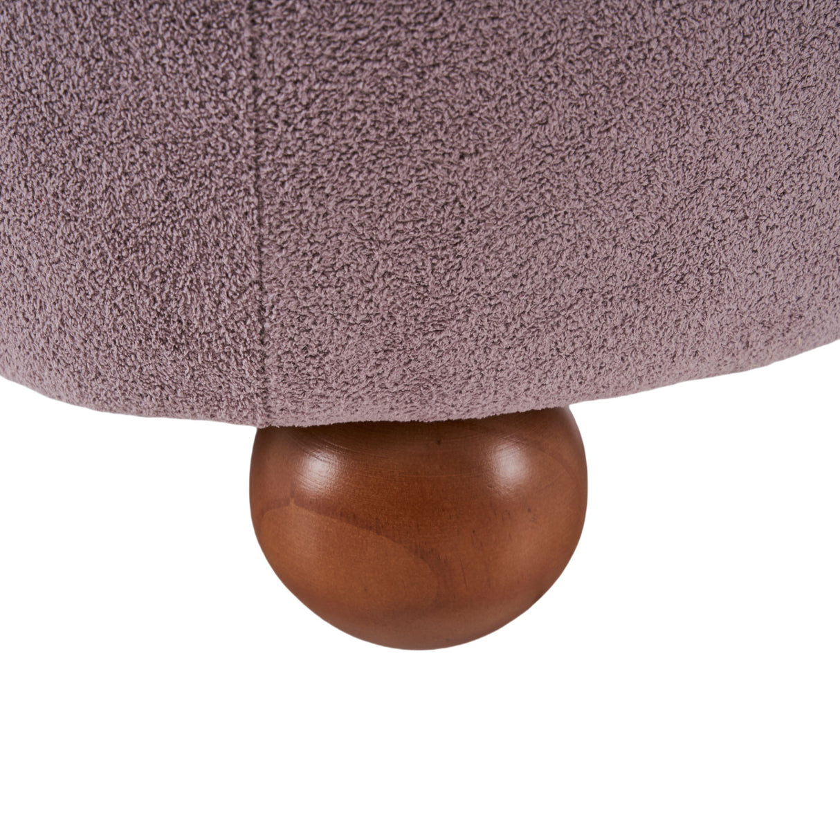 Modern Low Back Accent Upholstered Armless Living Room Chairs, Round Feet