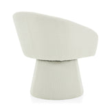 Modern Swivel Accent Chair With Ergonomic Barrel Design