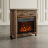 Cannon Valley Electric Fireplace Media Console
