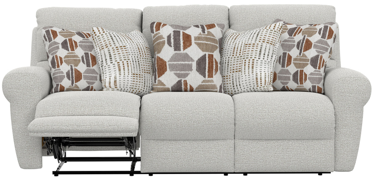 Kellen - Lay Flat Reclining Sofa - Ecru