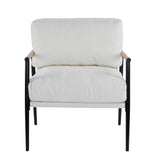 Modern Accent Chair With Plush Cushions, Cozy Seating