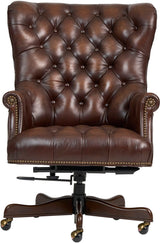 Jefferson Exec Chair Burnished Umber