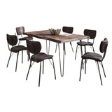 Nature's Edge - 7 Piece Upholstered Dining Set - Slate