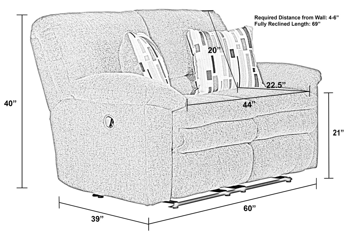 Tosh - Reclining Loveseat