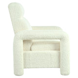 Push Back Recliner Armchair Upholstered Recliner Chair Single Sofa With Adjustable Backrest