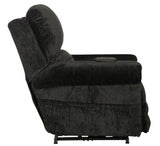 Warner - Power Headrest With Lumbar Power Lay Flat Recliner