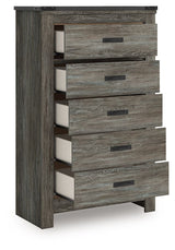 Frandern - Bookcase Panel Bedroom Set