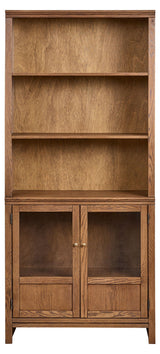 74" Bookcase w/ 2 Doors