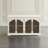 Archdale Gothic Arch 4 Door Accent Cabinet