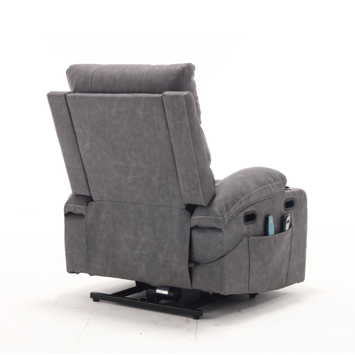 Cozy Electric Power Lift Recliner Chair Sofa For Elderly With Vibration Massage And Lumbar Heat