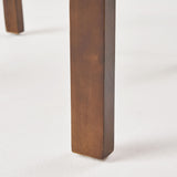 Wilson - Rustic Dining Chair Acacia Wood With Slat Panel Design (Set of 2) - Dark Brown