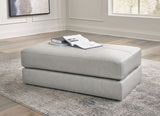 Amiata - Oversized Accent Ottoman - Glacier