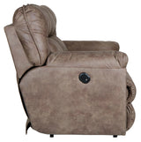 Hollins - Power Reclining Loveseat - Coffee