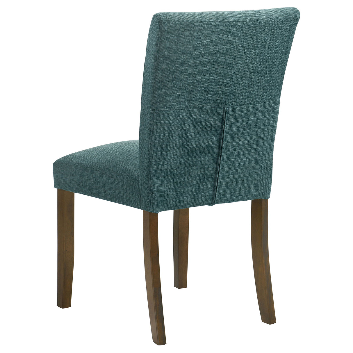Luxe Upholstered Dining Side Chairs With Gently Curved Back (Set of 2)