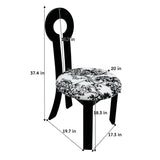 Key Design, Dining Chairs (Set of 2) - White / Black