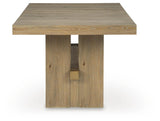 Lasinger - Rectangular Dining Room Extension Table - Light Brown
