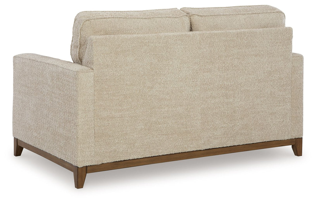 Arendale - Desert - Loveseat With Dark Cushions