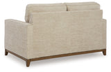 Arendale - Desert - Loveseat With Dark Cushions
