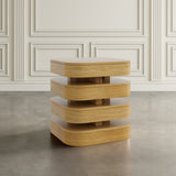 Brix Square End Table - Espresso