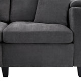 U Shaped Sectional Sofa, Corner Living Room Couch With Built In Cup Holders, Storage, USB Ports