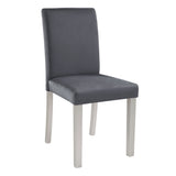 Dining Table Set, Table With A Rectangular Table And Upholstered Chairs