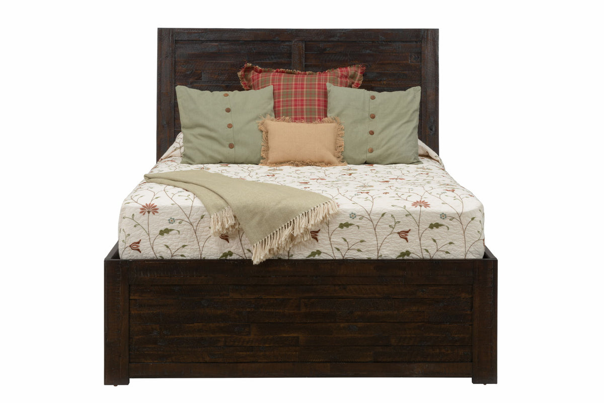 Kona Grove - King Storage Bed - Chocolate Dark Brown