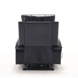 Cozy Electric Power Lift Recliner Chair Sofa For Elderly With Vibration Massage And Lumbar Heat